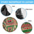 Darfur Sudan Spare Tire Cover with Red Green Beige Tribal Pattern - Wonder Print Shop