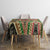 Darfur Sudan Tablecloth with Red Green Beige Tribal Pattern - Wonder Print Shop