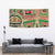 Darfur Sudan Tapestry with Red Green Beige Tribal Pattern - Wonder Print Shop