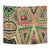 Darfur Sudan Tapestry with Red Green Beige Tribal Pattern - Wonder Print Shop