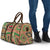Darfur Sudan Travel Bag with Red Green Beige Tribal Pattern - Wonder Print Shop