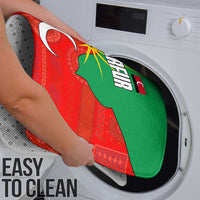 Darfur Sudan Bathroom Set with Red Green Yellow Crescent Star - Wonder Print Shop