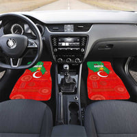 Darfur Sudan Car Mats with Red Green Yellow Crescent Star - Wonder Print Shop