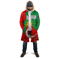 Darfur Sudan Cloak with Red Green Yellow Crescent Star - Wonder Print Shop