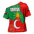 Darfur Sudan Cross Shoulder Shirt with Red Green Yellow Crescent Star - Wonder Print Shop