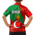Darfur Sudan Family Matching Long Sleeve Bodycon Dress and Hawaiian Shirt with Red Green Yellow Crescent Star - Wonder Print Shop