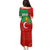 Darfur Sudan Family Matching Puletasi and Hawaiian Shirt with Red Green Yellow Crescent Star - Wonder Print Shop