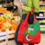 Darfur Sudan Grocery Bag with Red Green Yellow Crescent Star - Wonder Print Shop