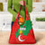Darfur Sudan Grocery Bag with Red Green Yellow Crescent Star - Wonder Print Shop