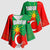 Darfur Sudan Kimono Sleeve Blouse with Red Green Yellow Crescent Star - Wonder Print Shop
