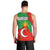 Darfur Sudan Men Tank Top with Red Green Yellow Crescent Star - Wonder Print Shop