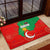 Darfur Sudan Rubber Doormat with Red Green Yellow Crescent Star - Wonder Print Shop