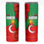 Darfur Sudan Skinny Tumbler with Red Green Yellow Crescent Star - Wonder Print Shop