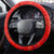 Darfur Sudan Steering Wheel Cover with Red Green Yellow Crescent Star - Wonder Print Shop