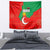 Darfur Sudan Tapestry with Red Green Yellow Crescent Star - Wonder Print Shop