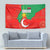 Darfur Sudan Tapestry with Red Green Yellow Crescent Star - Wonder Print Shop