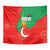 Darfur Sudan Tapestry with Red Green Yellow Crescent Star - Wonder Print Shop