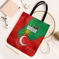 Darfur Sudan Tote Bag with Red Green Yellow Crescent Star - Wonder Print Shop