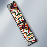 Iraq Kurdistan Region Auto Sun Shade Traditional Pattern Yellow Red Green - Wonder Print Shop