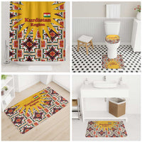 Iraq Kurdistan Region Bathroom Set Traditional Pattern Yellow Red Green - Wonder Print Shop