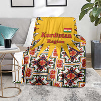 Iraq Kurdistan Region Blanket Traditional Pattern Yellow Red Green - Wonder Print Shop