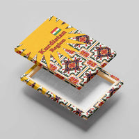 Iraq Kurdistan Region Canvas Wall Art Traditional Pattern Yellow Red Green - Wonder Print Shop