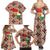 Iraq Kurdistan Region Family Matching Summer Maxi Dress and Hawaiian Shirt Traditional Pattern Yellow Red Green - Wonder Print Shop