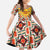 Iraq Kurdistan Region Family Matching Tank Maxi Dress and Hawaiian Shirt Traditional Pattern Yellow Red Green - Wonder Print Shop
