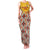 Iraq Kurdistan Region Family Matching Tank Maxi Dress and Hawaiian Shirt Traditional Pattern Yellow Red Green - Wonder Print Shop