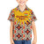 Iraq Kurdistan Region Family Matching Tank Maxi Dress and Hawaiian Shirt Traditional Pattern Yellow Red Green - Wonder Print Shop