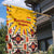 Iraq Kurdistan Region Garden Flag Traditional Pattern Yellow Red Green - Wonder Print Shop