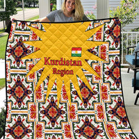 Iraq Kurdistan Region Quilt Traditional Pattern Yellow Red Green - Wonder Print Shop