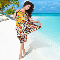 Iraq Kurdistan Region Sarong Traditional Pattern Yellow Red Green - Wonder Print Shop