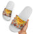 Iraq Kurdistan Region Slide Sandals Traditional Pattern Yellow Red Green - Wonder Print Shop