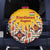 Iraq Kurdistan Region Spare Tire Cover Traditional Pattern Yellow Red Green - Wonder Print Shop