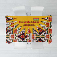 Iraq Kurdistan Region Tablecloth Traditional Pattern Yellow Red Green - Wonder Print Shop