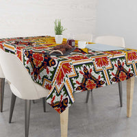 Iraq Kurdistan Region Tablecloth Traditional Pattern Yellow Red Green - Wonder Print Shop
