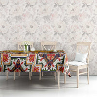 Iraq Kurdistan Region Tablecloth Traditional Pattern Yellow Red Green - Wonder Print Shop