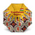 Iraq Kurdistan Region Umbrella Traditional Pattern Yellow Red Green - Wonder Print Shop