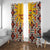 Iraq Kurdistan Region Window Curtain Traditional Pattern Yellow Red Green - Wonder Print Shop
