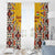 Iraq Kurdistan Region Window Curtain Traditional Pattern Yellow Red Green - Wonder Print Shop