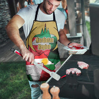 Kurdistan Region Iraq Apron Eagle Emblem Red Green Black - Wonder Print Shop