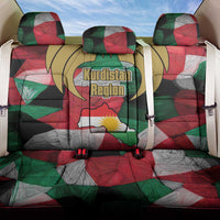 Kurdistan Region Iraq Back Car Seat Cover Eagle Emblem Red Green Black - Wonder Print Shop
