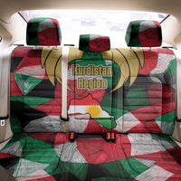 Kurdistan Region Iraq Back Car Seat Cover Eagle Emblem Red Green Black - Wonder Print Shop