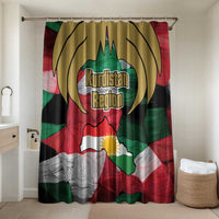Kurdistan Region Iraq Bathroom Set Eagle Emblem Red Green Black - Wonder Print Shop