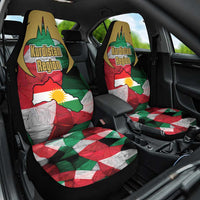 Kurdistan Region Iraq Car Seat Cover Eagle Emblem Red Green Black - Wonder Print Shop