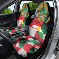 Kurdistan Region Iraq Car Seat Cover Eagle Emblem Red Green Black - Wonder Print Shop