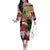 Kurdistan Region Iraq Family Matching Off The Shoulder Long Sleeve Dress and Hawaiian Shirt Eagle Emblem Red Green Black - Wonder Print Shop