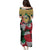 Kurdistan Region Iraq Family Matching Puletasi and Hawaiian Shirt Eagle Emblem Red Green Black - Wonder Print Shop