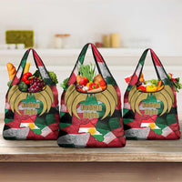 Kurdistan Region Iraq Grocery Bag Eagle Emblem Red Green Black - Wonder Print Shop